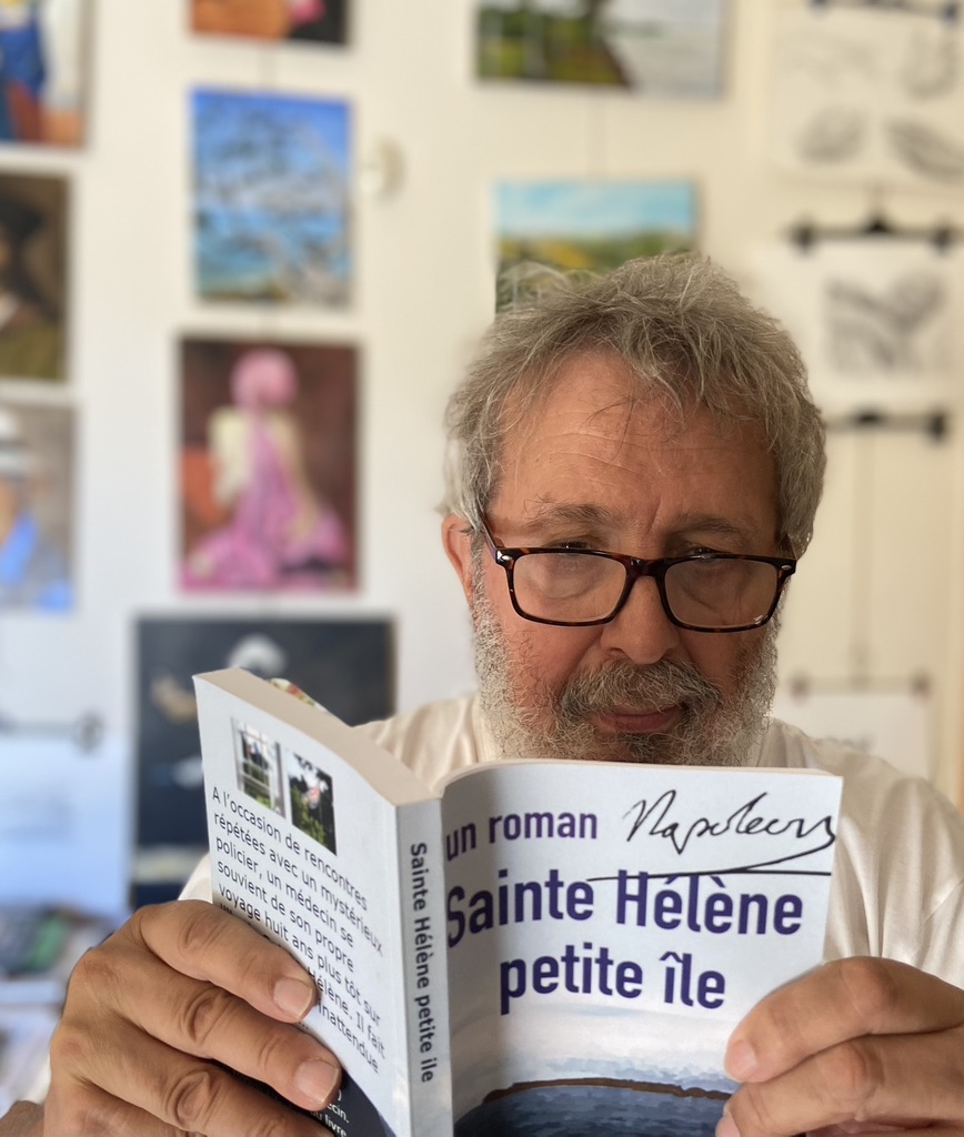 author reads French version of book